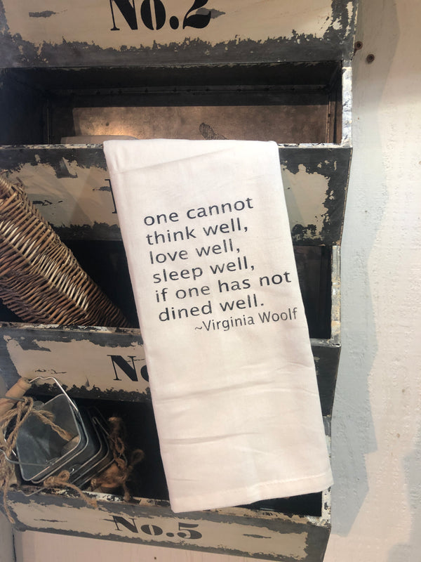 Virginia Woolf  tea towel