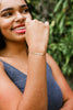 Lucky Feather - Morse Code Bar Bracelet - BEAUTIFUL