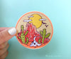 Lucky Sardine -  Desert Wild West Skull & Cactus Embroidered Iron-On Patch: Yes (Include Retail Packaging)