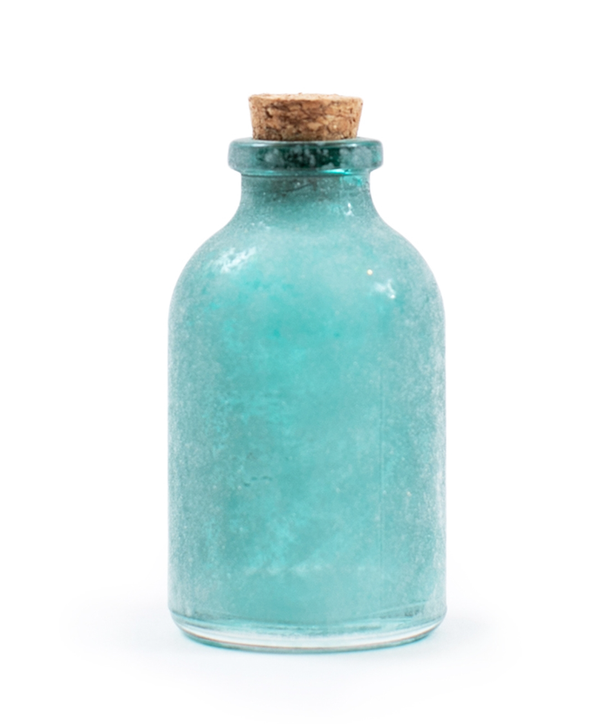 Sugarboo & Co - Frosted Green Mini Bottle with Cork - Set of 24