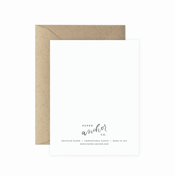 Paper Anchor Co. - Sage Brush Happy Birthday Greeting Card
