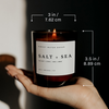 Sweet Water Decor - Salt and Sea 11 oz Soy Candle - Home Decor & Gifts