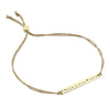 Lucky Feather - Morse Code Bar Bracelet - BESTIE