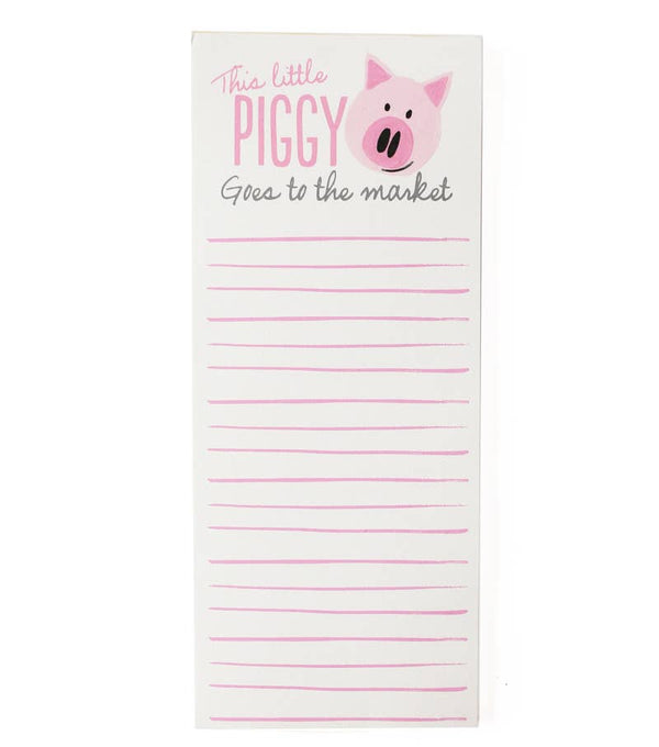Thimblepress - This Little Piggy Goes To The Market Notepad: 3.5? x 8.5?