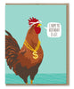 Modern Printed Matter - Lit Rooster Birthday Card