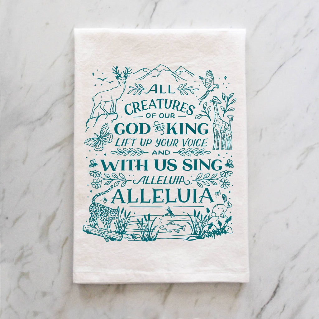 Naomi Paper Co. - All Creatures Tea Towel