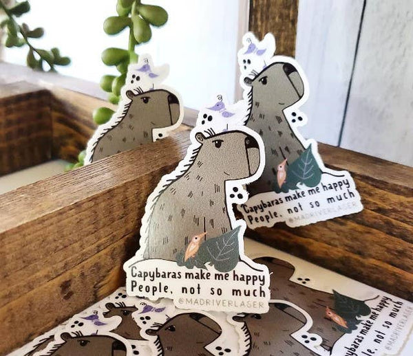 Mad River - Capybara Sticker / Decal