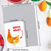 Printed Canvas - Golden Hen, Greeting Card (8374GB): A2 Card