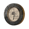 HomArt - Picture Frame - Round, Chagrin Horn 2.5”