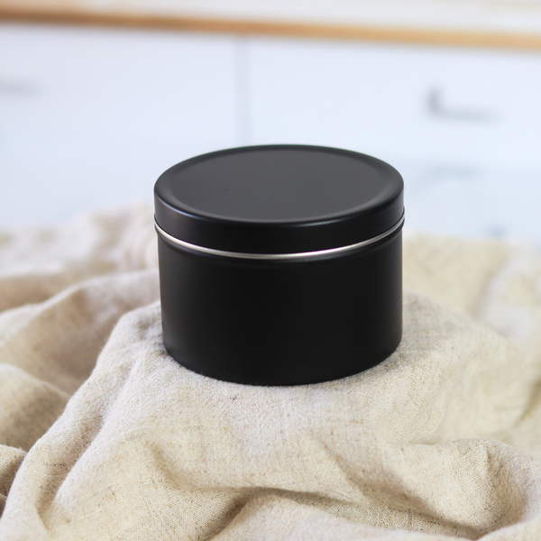 Memory Box Candle Co. - Mango + Coconut Milk - 6 oz. Matte Black Soy Candle Tin