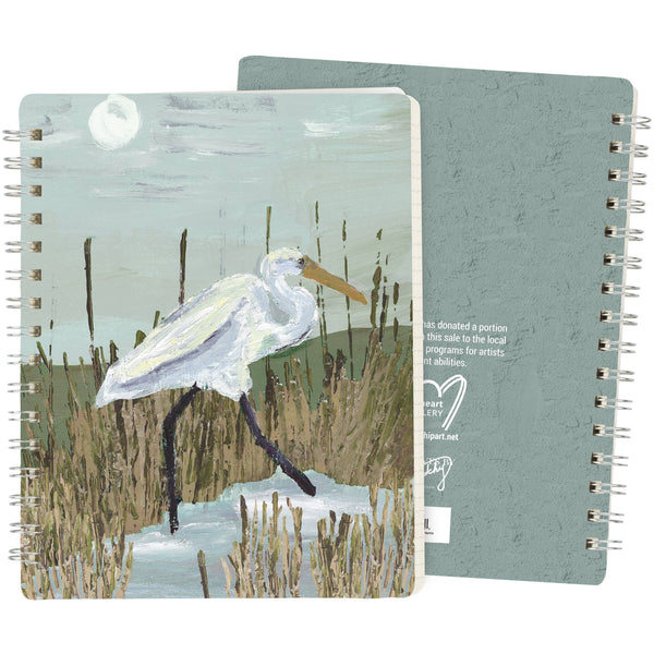 Primitives by Kathy - Heron Spiral Notebook
