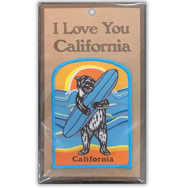 SF Mercantile - CA Surf Bear Embroidered Patch