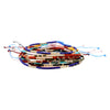 Splendid Iris - Set/12 Miyuki Delica Adjustable Bracelets: Brights
