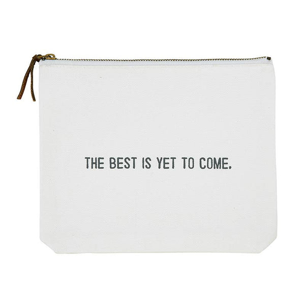 Santa Barbara Design Studio by Creative Brands - Face to Face Canvas Zip Pouch - Best Yet to Come