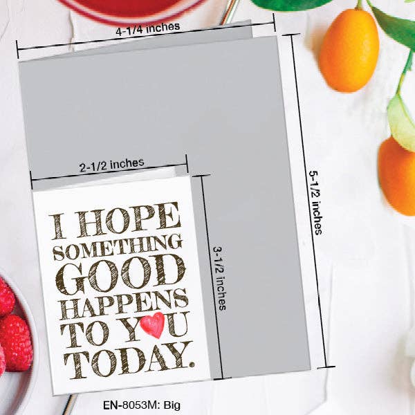 Printed Canvas - Big, Greeting Card (8053M): A2 Card