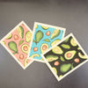 Driftless Studios - Black Avocado Patterned  Swedish Dishcloth - Kitchen Gadgets