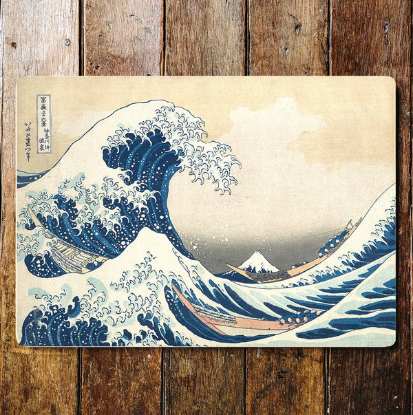 The British Metal Signs Company - The High Waves Sea Boats   Metal Sign Plaque: 6x8inch