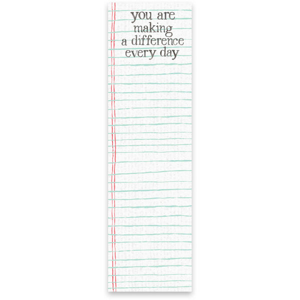 Primitives by Kathy - You Are Making A Difference List Pad