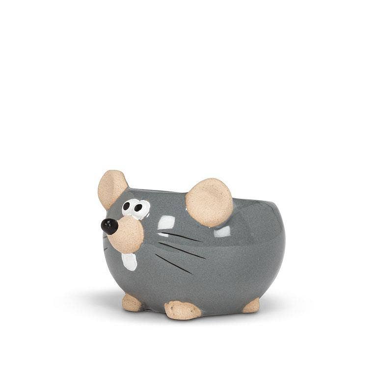 Abbott - Mini Mouse Planter-Gry-2"H