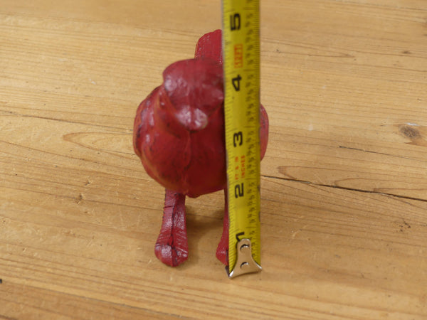 Midwest Craft House - CAST IRON RED BIRD FIGURE / CARDINAL