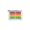 Rock Scissor Paper - Personalized City Small Zip Pouch - Supergraphics Name Drop: Cool (02)
