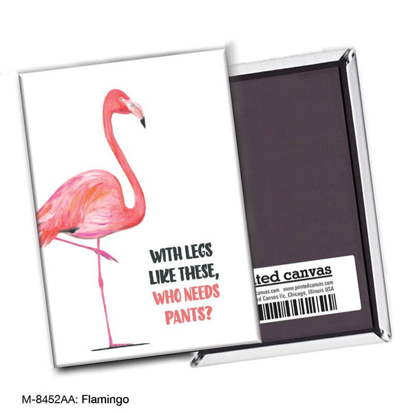 Printed Canvas - Flamingo, Magnet (M-8452AA)
