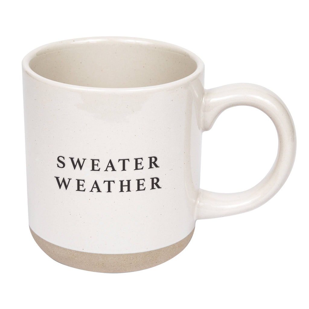 Sweet Water Decor - Sweater Weather Stoneware Coffee Mug - Christmas Home Gifts