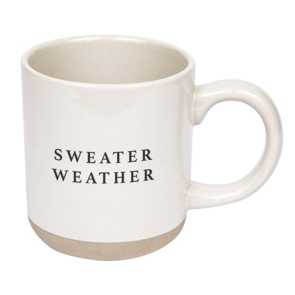 Sweet Water Decor - Sweater Weather Stoneware Coffee Mug - Christmas Home Gifts
