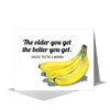 Printed Canvas - Bananas, Greeting Card (8237P): A2 Card