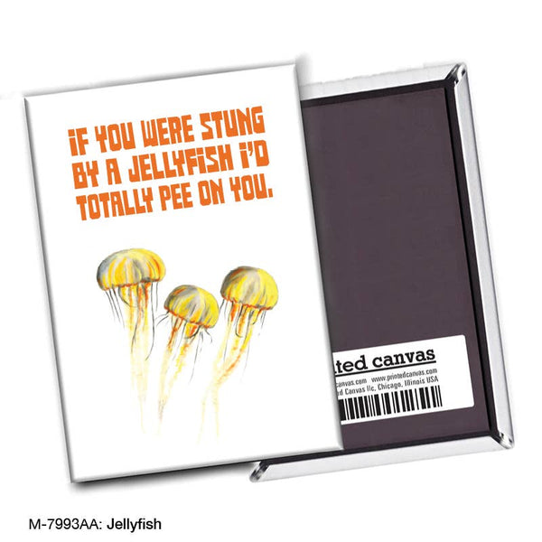 Printed Canvas - Jellyfish, Magnet (M-7993AA)