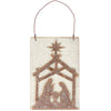 Primitives by Kathy - Holy Night Nativity Ornament