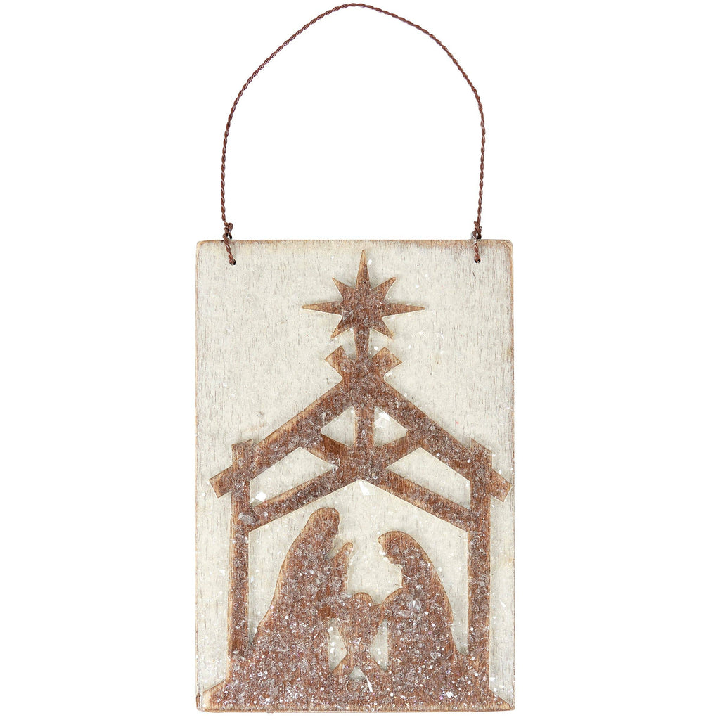 Primitives by Kathy - Holy Night Nativity Ornament