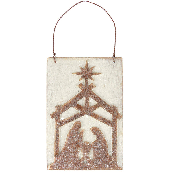 Primitives by Kathy - Holy Night Nativity Ornament