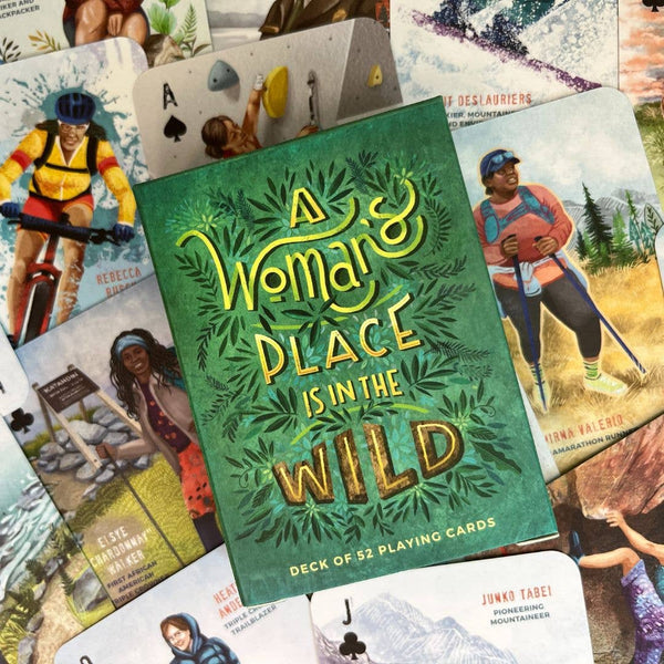 Mountaineers Books - A Woman's Place Is in the Wild: Deck of 52 Playing Cards