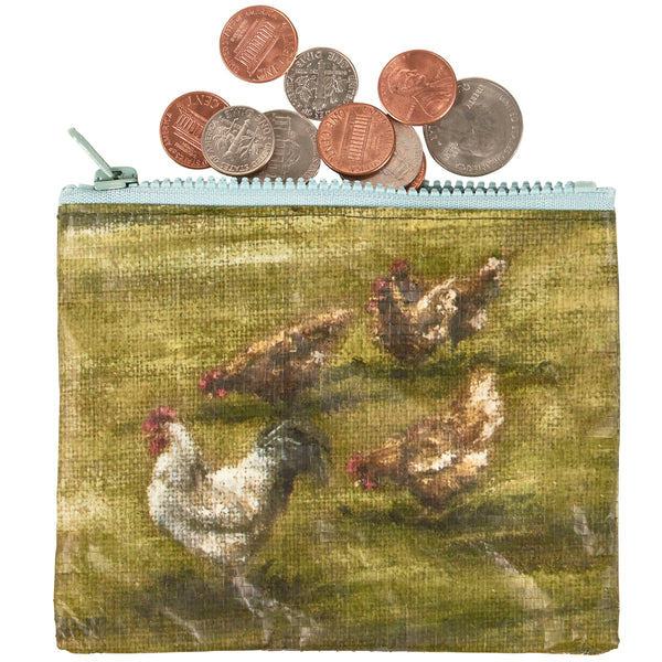 Primitives by Kathy - Chickens Zipper Wallet