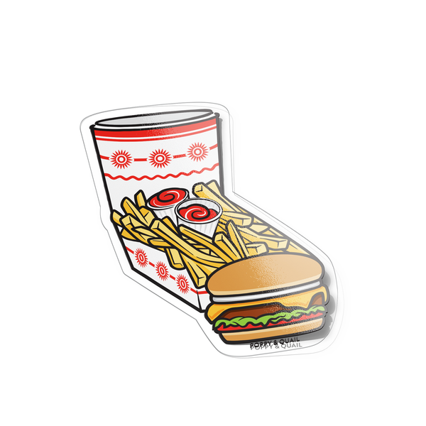 Poppy & Quail - Eatin' Out Sticker