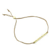 Lucky Feather - Morse Code Bar Bracelet - FEARLESS