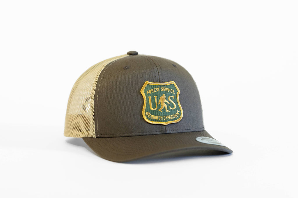 Squatchy - US Sasquatch Department Hat: Brown / Khaki