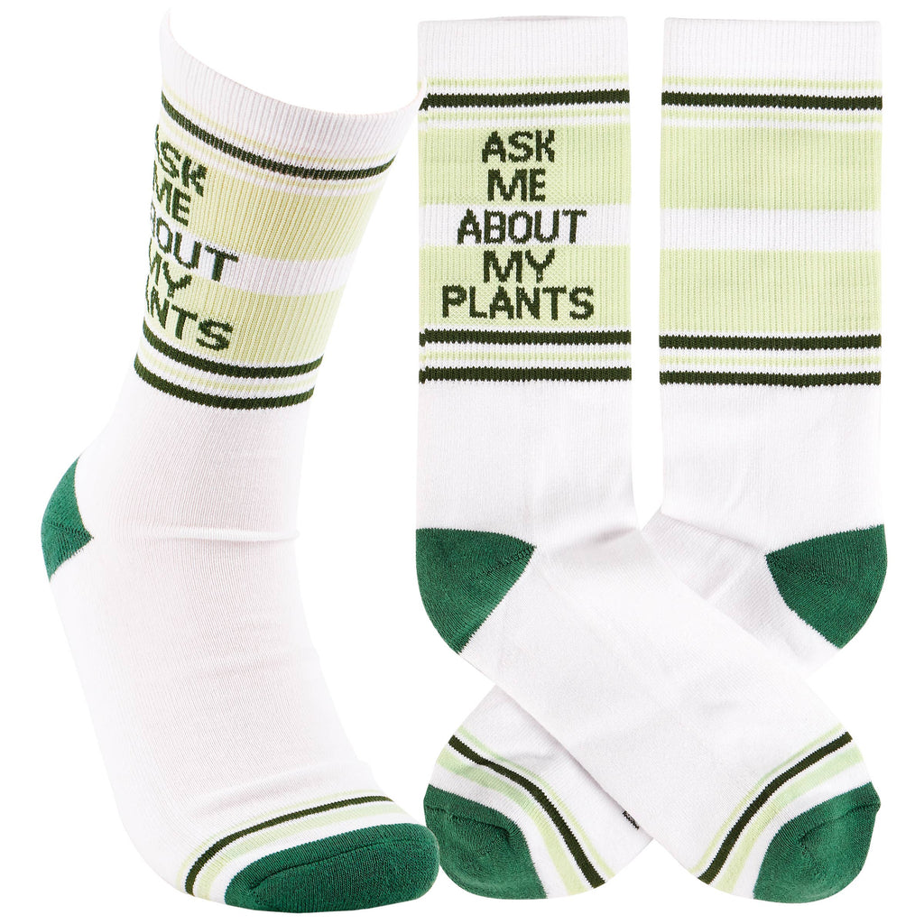 Primitives by Kathy - Ask Me About My Plants Socks
