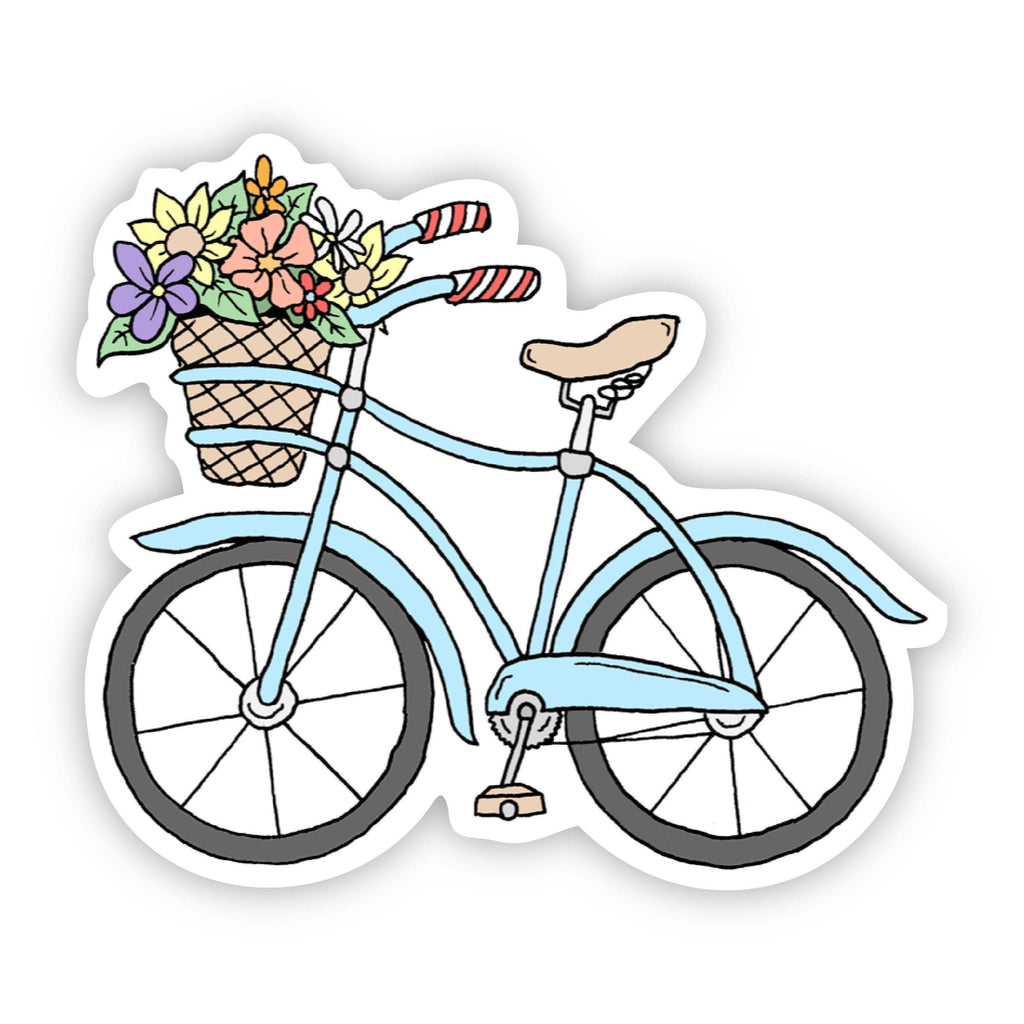 Big Moods - Blue Bicycle Sticker Summer Vibes