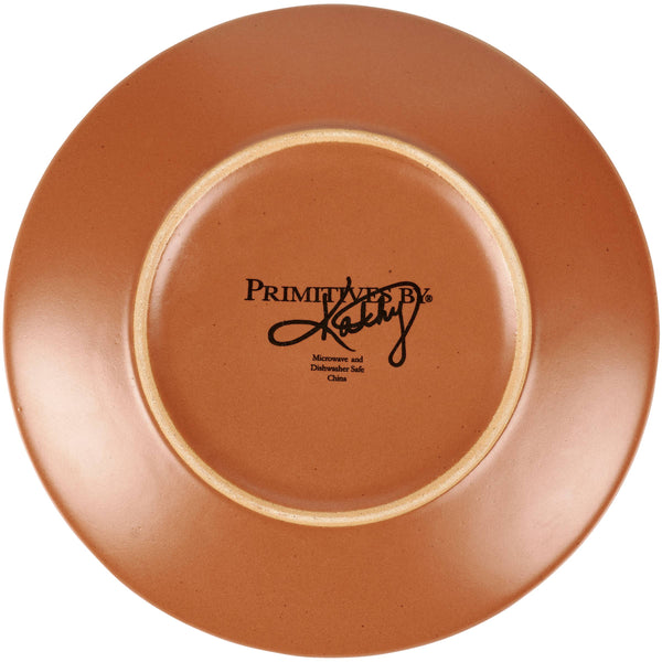 Primitives by Kathy - Fall Leaves Dessert Plate