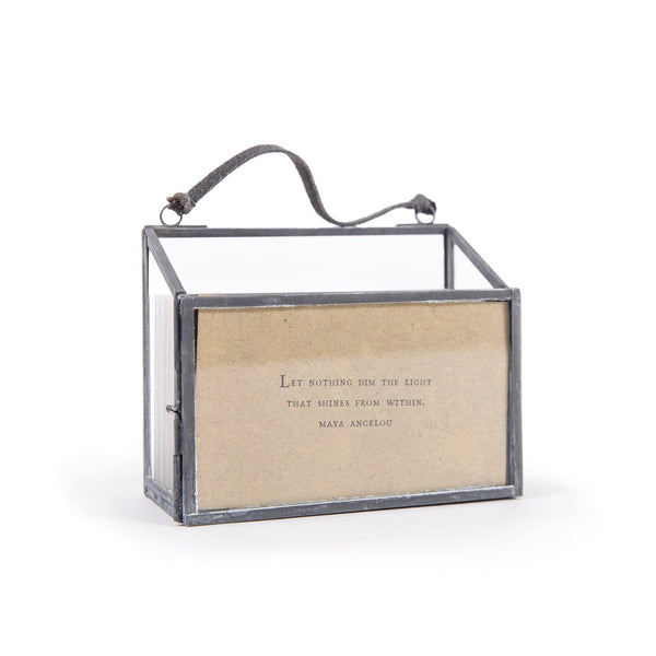 Sugarboo & Co - Horizontal Picture Frame and Holder with 50 Gathered Thoughts