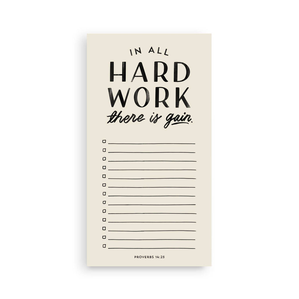 Naomi Paper Co. - Hard Work Notepad