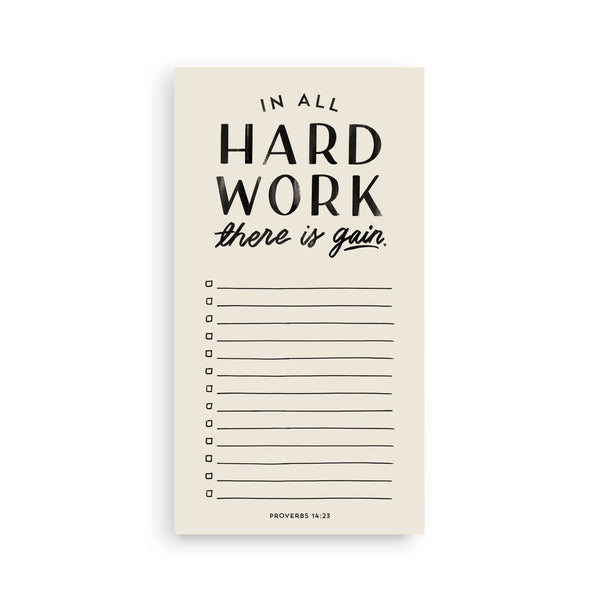 Naomi Paper Co. - Hard Work Notepad