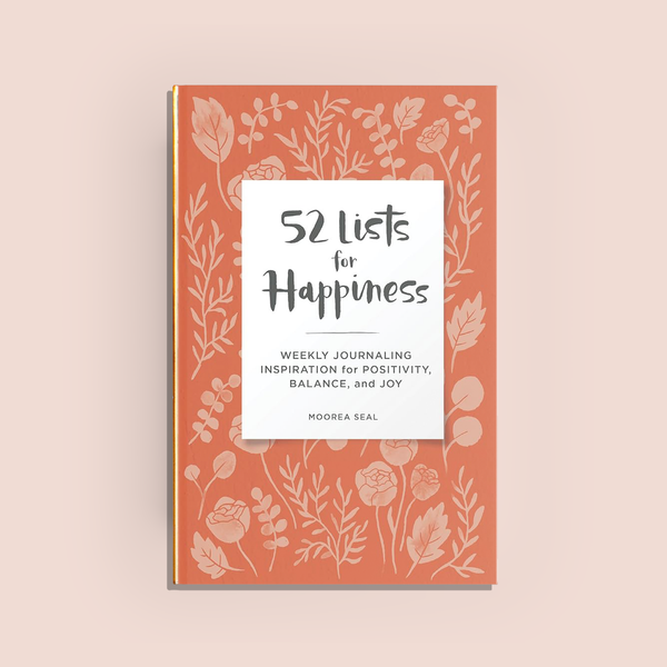 Paige Tate & Co. - 52 Lists for Happiness Journal (Floral Pattern Cover)