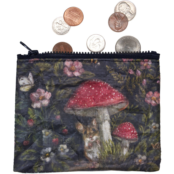 Primitives by Kathy - Woodland Mouse Zipper Wallet