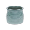 Cheungs Home Decor - Kifon Green Curved Ceramic Pot: Large