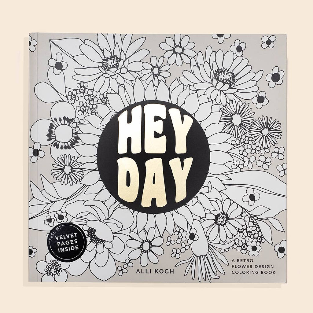 Paige Tate & Co. - Heyday: A Retro Flower Design Coloring Book.