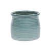 Cheungs Home Decor - Kifon Green Curved Ceramic Pot: Large