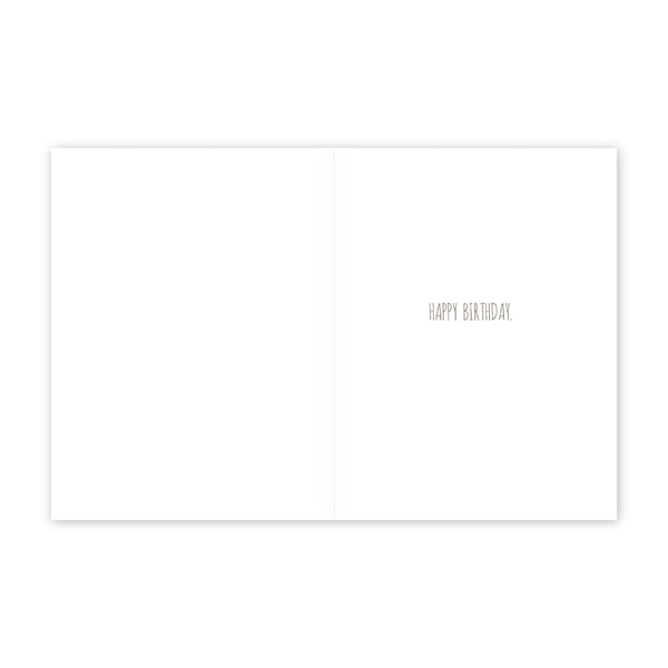 Modern Printed Matter - Cat Hairball Birthday card